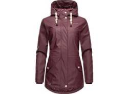 Regenjacke NAVAHOO "Oceans Heart" Gr. S (36), rot (weinrot) Damen Jacken Lange von Navahoo