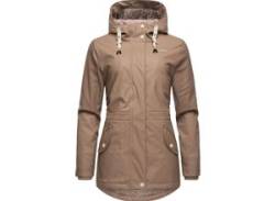 Regenjacke NAVAHOO "Oceans Heart" Gr. XXL (44), grau (taupe) Damen Jacken Lange von Navahoo