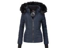 Steppjacke NAVAHOO "Adele" Gr. L (40), blau (navy) Damen Jacken Lange von Navahoo