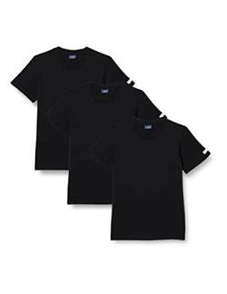 Navigare Herren T-Shirt 513, 3er Pack, Schwarz, X-Large von Navigare