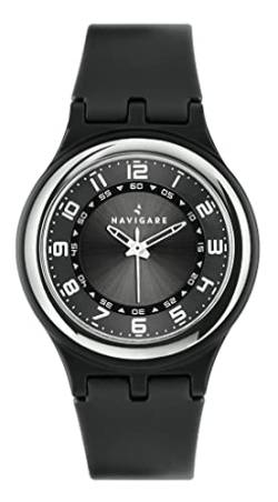 Navigare Herrenuhr NA242-03, Schwarz , Minimalistisch von Navigare