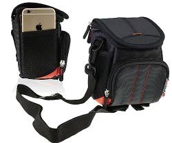 Navitech Black Camera Shoulder Bag Compatible with Sony Cyber-Shot DSC-W230 12 MP Digital Camera von Navitech