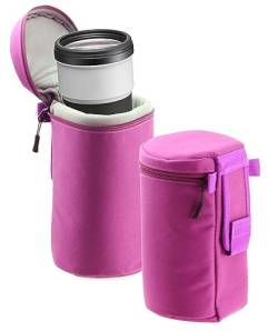 Navitech Lila Wasserdicht Kameraobjektiv Schutzhülle Tasche - Kompatibel Mit Dem Irix Purplestone 15 f/2.4mm | Irix Purplestone 11 f/4.0mm von Navitech