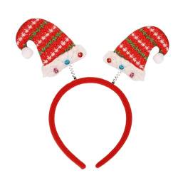 Navna Mistelzweig-Stirnband für Weihnachten, Kopfbedeckung, Haarreifen für Halloween, Weihnachten, Kopfschmuck, Partyzubehör, Weihnachts-Stirnbänder für Mädchen von Navna