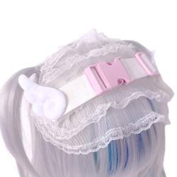 Rüschen Spitzenbesatz Stirnband Subkultur Wunderschöne Französische Kopfbedeckung Kopftuch Dienstmädchen Kopfbedeckung Zubehör Spitzen Haarband von Navna