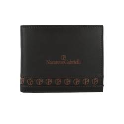 NazarenoGabrielli Herren-Geldbörse aus echtem Leder, mit Box, Moro Kopf Slim von NazarenoGabrielli