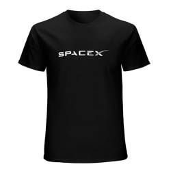 Spacex Elon Musks Aerospace T-Shirt Mens Unisex Black Tees 3XL von NeLLn