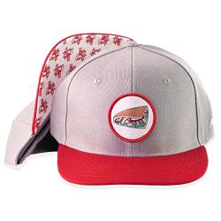 Nebelkind Snapback Cap Döner-Kebab grau/rot OneSize Unisex von Nebelkind