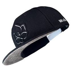 Nebelkind Snapback-Cap-Herren Damen Steini Der Keller schwarz, Einheitsgröße OneSize, Größenverstellbar, Unisex, hochwertige Basecap trendig, Streetwear Style, Baseball-Kappe, gerader Schirm, Retro von Nebelkind