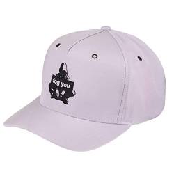 Nebelkind NK1 Snapback Cap Strap-Verschluss gebogener Schirm grau OneSize Unisex von Nebelkind