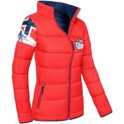 Nebulus Damen Jacke BRAXTON, warme Outdoorjacke, praktische & vielseitige Übergangs- & Winterjacke, rot - M/38 von Nebulus