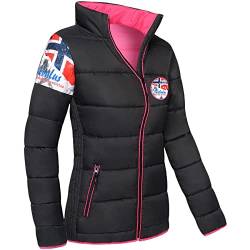 Nebulus Damen Jacke BRAXTON, warme Outdoorjacke, praktische & vielseitige Übergangs- & Winterjacke, schwarz - L/40 von Nebulus