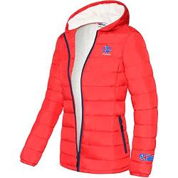 Nebulus Damen Jacke GLOWFUR, warme Outdoorjacke, praktische & vielseitige Übergangs- & Winterjacke, rot - L/40 von Nebulus