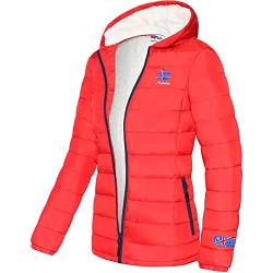 Nebulus Damen Jacke GLOWFUR, warme Outdoorjacke, praktische & vielseitige Übergangs- & Winterjacke, rot - XL/42 von Nebulus