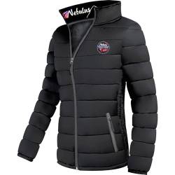 Nebulus Damen Jacke TAMMES, warme Outdoorjacke, praktische & vielseitige Übergangs- & Winterjacke, schwarz - S/36 von Nebulus