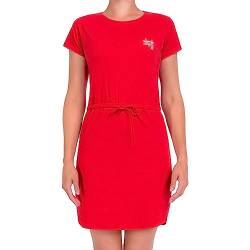 Nebulus Damen Kleid Delia, tailliertes Kleid, knielanges Kleid, rot - M/38 von Nebulus