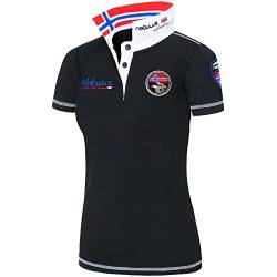 Nebulus Damen Poloshirt BENTER, Shirt, Polo, Sweatshirt, schwarz - M/38 von Nebulus
