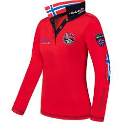 Nebulus Damen Poloshirt BENTY, Shirt, Sweatshirt, Polo, rot - XL/42 von Nebulus