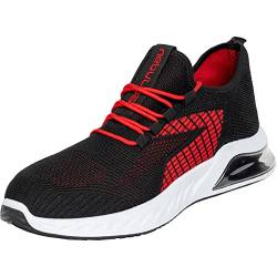 Nebulus Damen Sneaker ROYAL, Schuhe, Sportschuhe, Freizeit, schwarz-rot - 38 von Nebulus