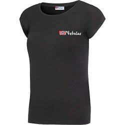 Nebulus Damen T-Shirt ARIA, Shirt, T-Shirt, Rundhals-Ausschnitt, schwarz - M/38 von Nebulus