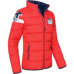 Nebulus Herren Jacke BRAXTON, warme Outdoorjacke, praktische & vielseitige Übergangs- & Winterjacke, rot - 3XL von Nebulus