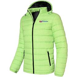 Nebulus Herren Jacke COLORS, warme Outdoorjacke, praktische & vielseitige Übergangs- & Winterjacke, lime - XXL von Nebulus