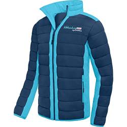 Nebulus Herren Jacke FIGHT, warme Outdoorjacke, praktische & vielseitige Übergangs- & Winterjacke, navy-malibu - M von Nebulus