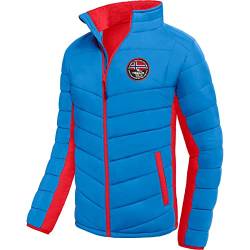 Nebulus Herren Jacke GENIUS, warme Outdoorjacke, praktische & vielseitige Übergangs- & Winterjacke, kobalt-rot - L von Nebulus