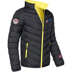 Nebulus Herren Jacke TANNO, warme Outdoorjacke, praktische & vielseitige Übergangs- & Winterjacke, schwarz - L von Nebulus