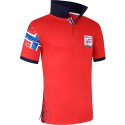 Nebulus Herren Poloshirt ARENDAL, Shirt, Sweatshirt, Polo, rot - M von Nebulus