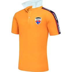 Nebulus Herren Poloshirt BELA, Shirt, Sweatshirt, Polo, orange - XXL von Nebulus
