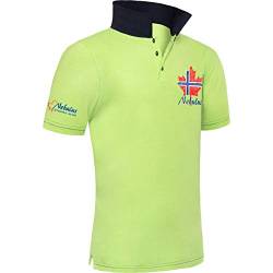 Nebulus Herren Poloshirt Sandy, Shirt, Sweatshirt, Polo, Lime - L von Nebulus