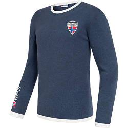 Nebulus Herren Strickpullover CEM, lässiger Pullover, vielseitig, Navy-weiß - M von Nebulus