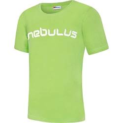 Nebulus Herren T-Shirt LEOS, Shirt, T-Shirt, Rundhals-Ausschnitt, Lime-weiß - L von Nebulus