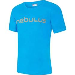 Nebulus Herren T-Shirt LEOS, Shirt, T-Shirt, Rundhals-Ausschnitt, SkyBlue-grau - L von Nebulus