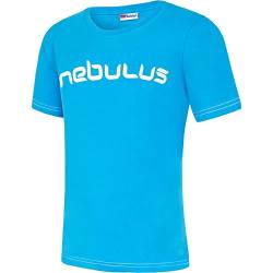 Nebulus Herren T-Shirt LEOS, Shirt, T-Shirt, Rundhals-Ausschnitt, SkyBlue-weiß - S von Nebulus