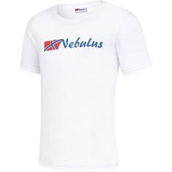 Nebulus Herren T-Shirt React, Shirt, T-Shirt, Rundhals-Ausschnitt, weiß-Kobalt - XL von Nebulus