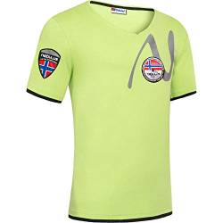 Nebulus Herren T-Shirt Rune, Shirt, T-Shirt, V-Ausschnitte, Lime - XL von Nebulus