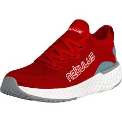 Nebulus Sneaker Unique Damen (Model: P5794 - Damen, rot-grau; Größe: 37) FBA von Nebulus