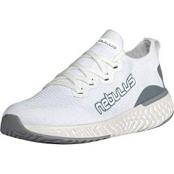 Nebulus Sneaker Unique Herren (Model: P5784 - Herren, weiß-Silber; Größe: 43) FBA von Nebulus