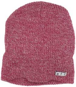 NEFF Herren Daily Heather Beanie-Mütze, rosa/weiß, Einheitsgröße von Neff