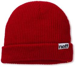 Neff Unisex Fold Mütze, Red, Einheitsgröße von Neff