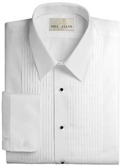 Neil Allyn Damen Smoking-Shirt, 6,35 mm Falte, Flügelkragen, viele Größen - Wei� - 42 von Neil Allyn