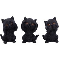 Nemesis Now - Gothic Statue - Three Wise Kitties von Nemesis Now