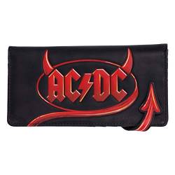 Nemesis Now Offiziell Lizenziertes AC/DC-Logo Lightning geprägtes Portemonnaie, Polyurethan, Schwarz, 18.5cm von Nemesis Now