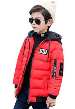 Nemopter Daunenjacke, Jungen, Mantel, Kinder, Jungen, mit Kapuze, Langarm, Sport, Baby, Ski, Kleidung Gr. 18-24 Monate, rot von Nemopter