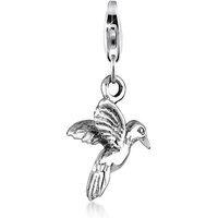 Nenalina Charm-Einhänger Anhänger Kolibri Vogel 925 Silber, Vogel von Nenalina