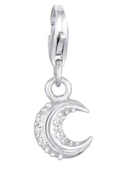 Nenalina Halbmond Karabiner Charm Anhänger für Bettelarmband aus 925 Sterling Silber 0401812422 von Nenalina