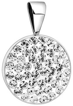Nenalina Kreis Anhänger für Damen Kette oder Halskette in 925 Sterling Silber 264056-091 von Nenalina