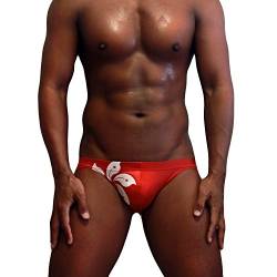 Neptune Scepter handgemacht Herren Push-Up Bikini Slip Badehose Brief - Nationalflagge von Neptune Scepter